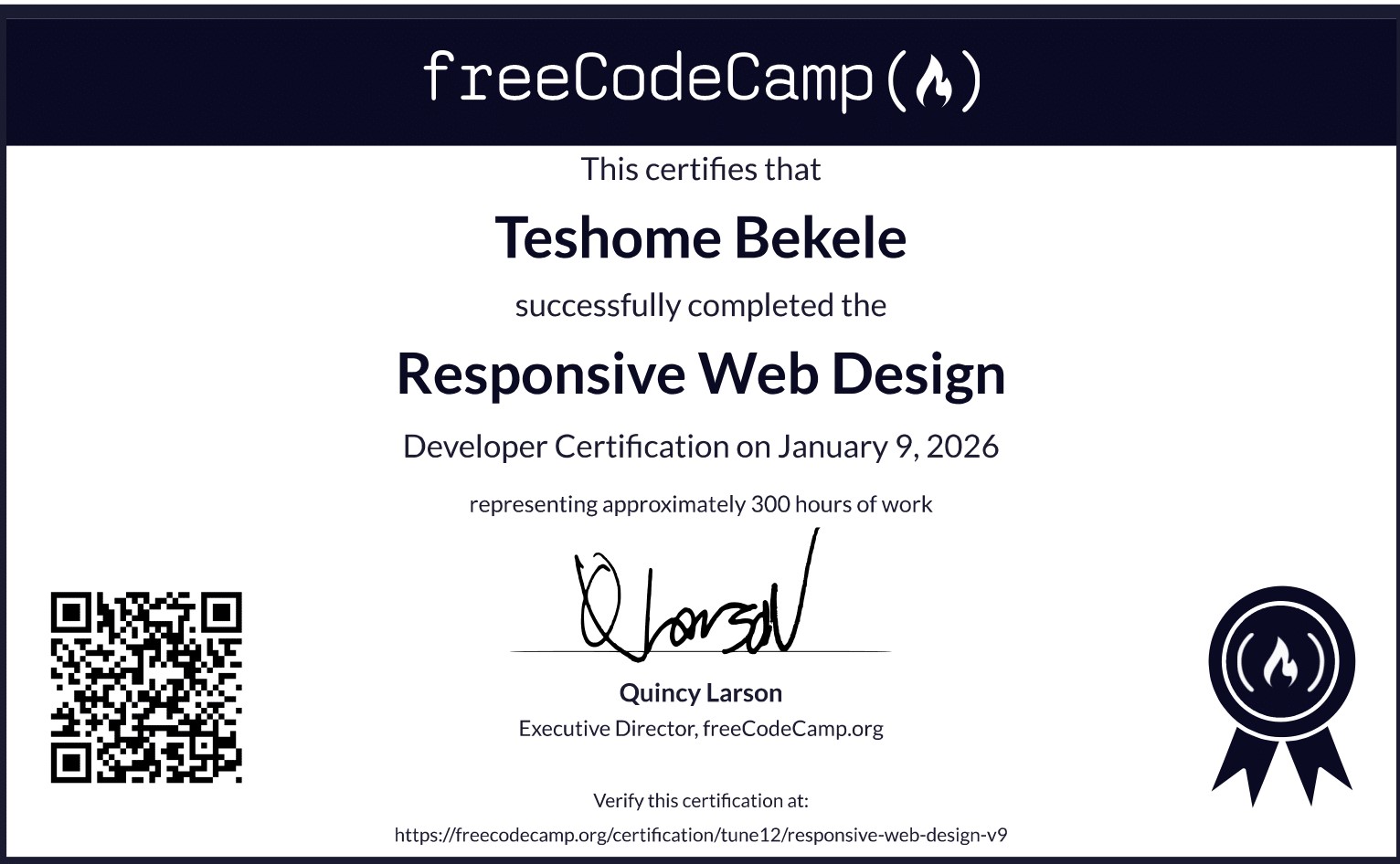 FCC Responsive Design Certificate